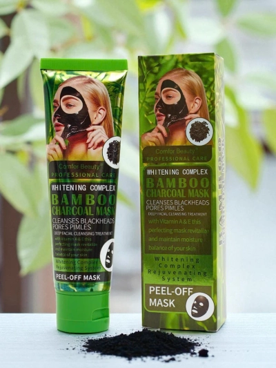 Charcoal-Maske Aureliana – Reinigende Peel-Off-Maske mit Bambuskohle