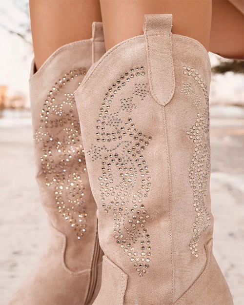 Royalfashion Жіночі ковбойські чоботи Kellib на підборах