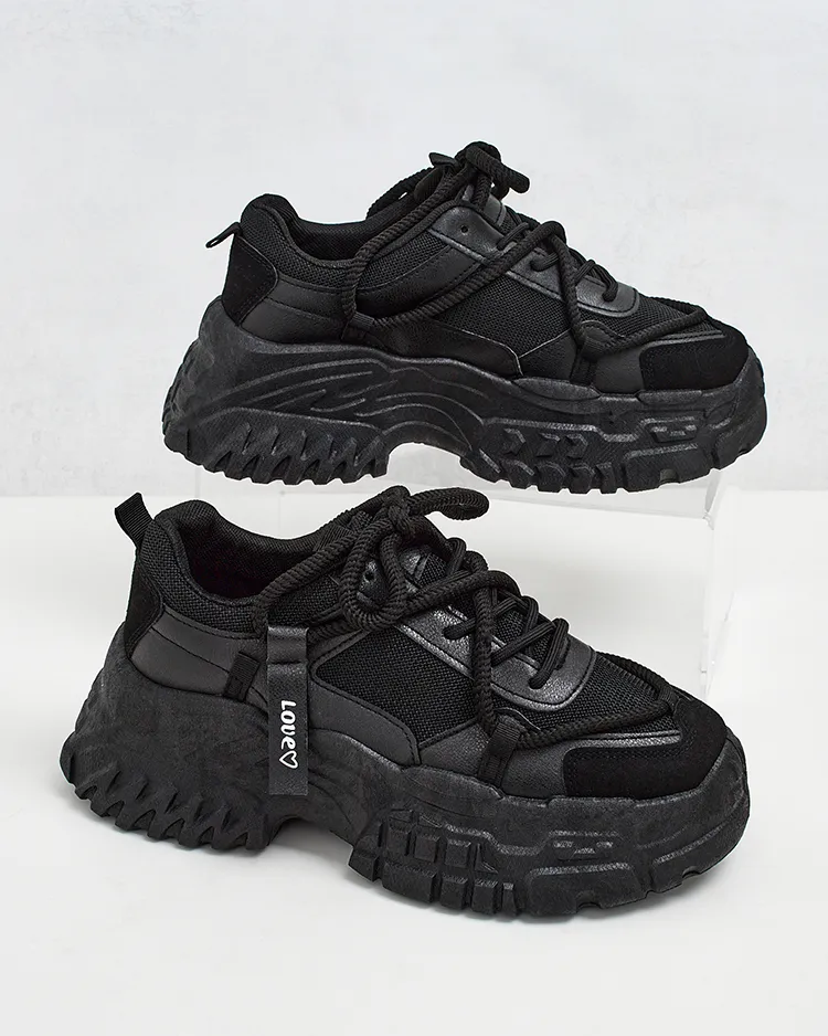 Royalfashion Damen Plateau Turnschuhe Bereya