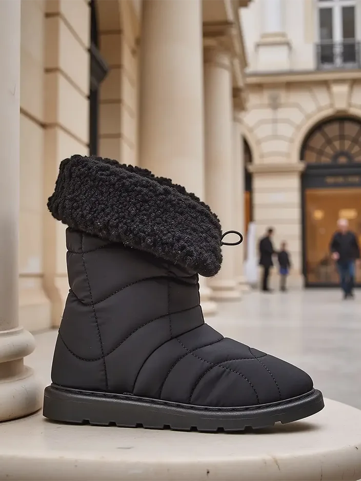 Royalfashion Damenstiefel wie Schneestiefel. Angebot