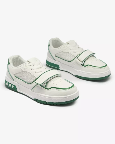 Sportliche Damen-Sneakers in Weiß und Grün Xirrat- Footwear
