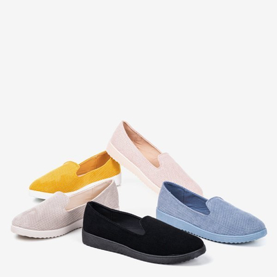 Hellrosa durchbrochene Verinda-Slipper - Schuhe 1