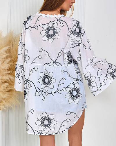 Royalfashion Damen-Shirt in Übergröße mit Stickerei