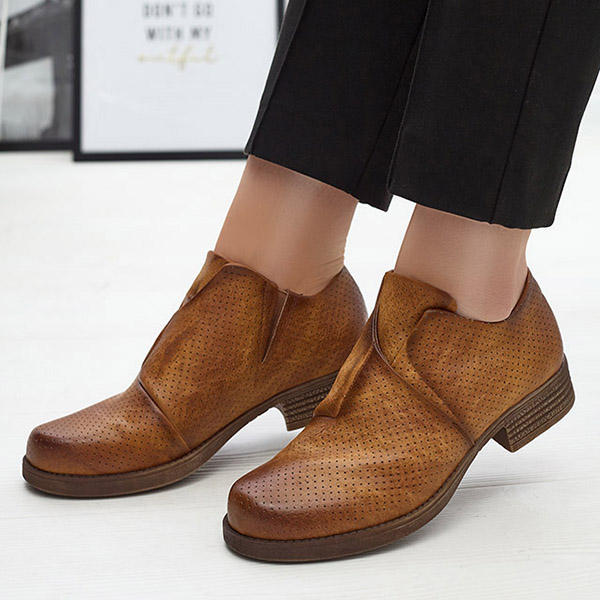Camel Halbstiefel aus Öko-Leder Ilioppa- Footwear