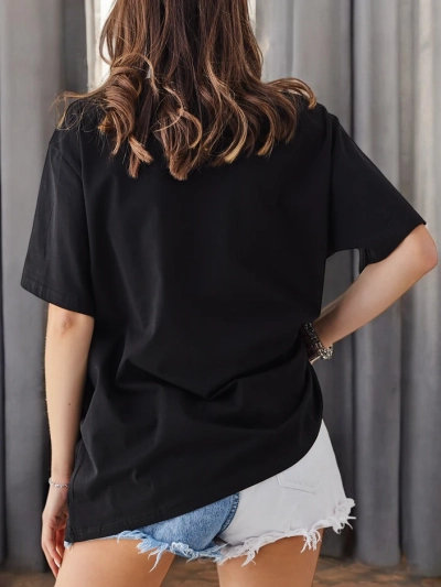 Royalfashion Frauen Baumwoll T-Shirt mit Print