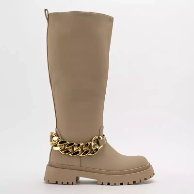 OUTLET Beige Damen Filusio Kniestiefel - Schuhe