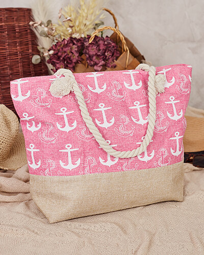 Royalfashion Stofftasche mit Urlaubsmuster für die Schulter