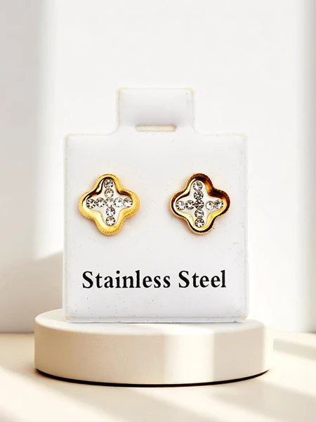 Royalfashion Damen-Ohrringe mit Zirkonia