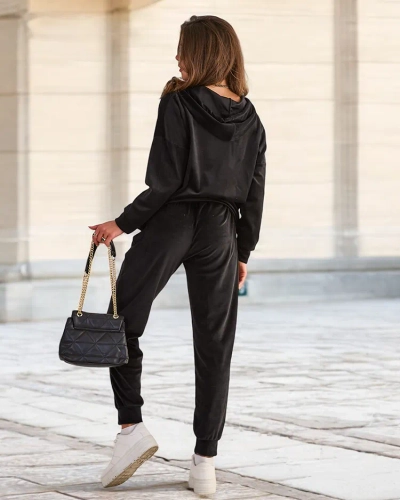 Royalfashion Damen-Set aus Baumwolle a'la velour