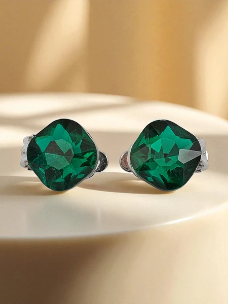 Royalfashion Damen Clip-Ohrringe mit Kristall