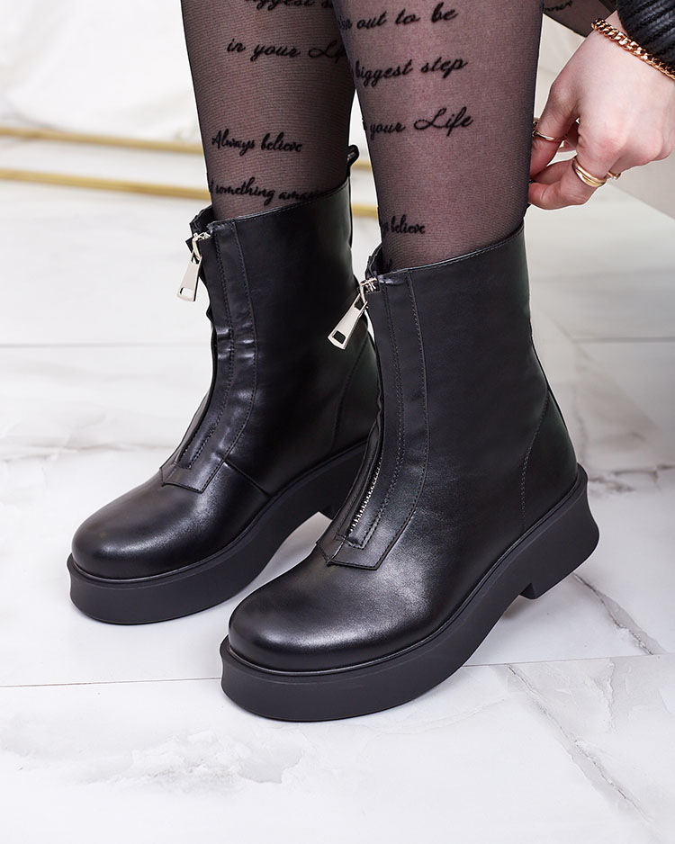 Royalfashion Damenstiefel in schwarz Opialef