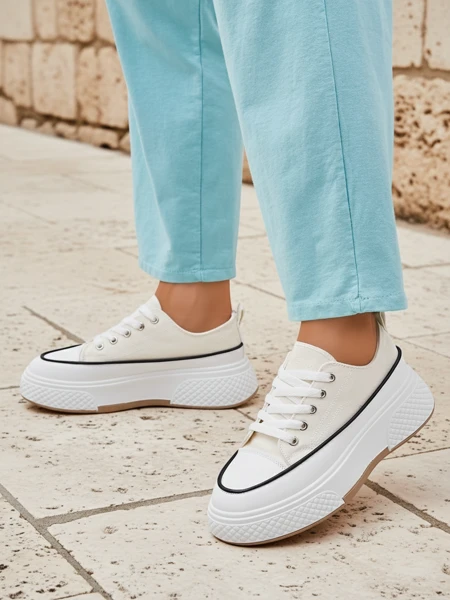 Royalfashion Frauen Plattform-Sneaker Beemes