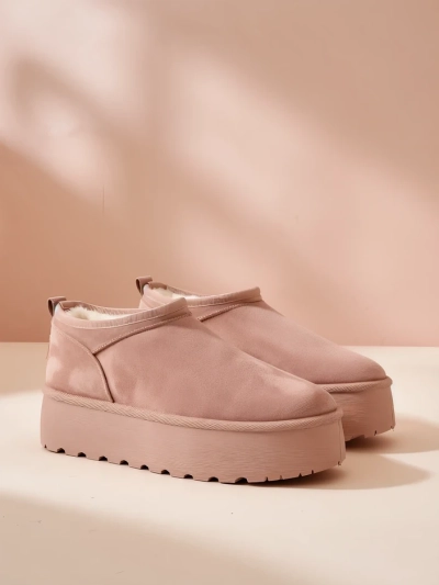 Royalfashion Damen Kurzstiefel a'la Schneestiefel Ozozi