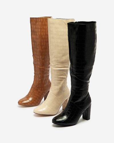 Kamelfarbene Damen Mastiu- Footwear