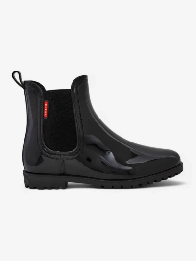 Royalfashion Damen lackierte Gummistiefel Rissma