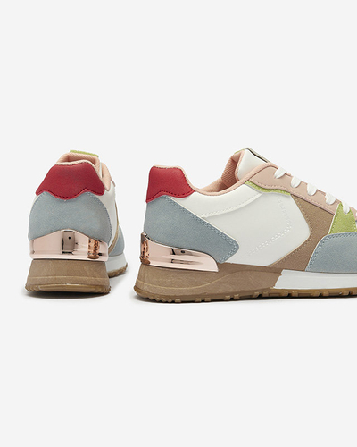 Sportliche Damen-Sneaker in Weiß und Blau Runan - Footwear