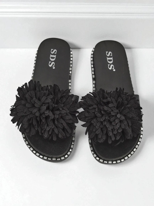 Royalfashion Жіночі шльопанці на плоскій підошві Flora Blide