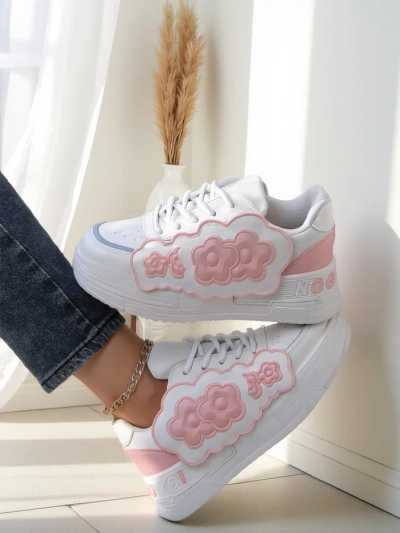 Royalfashion Damen Sneakers mit dekorativem Obermaterial Nendales
