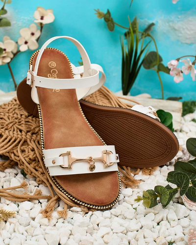 Royalfashion Dekorierte Damen-Sandalen von Umbe