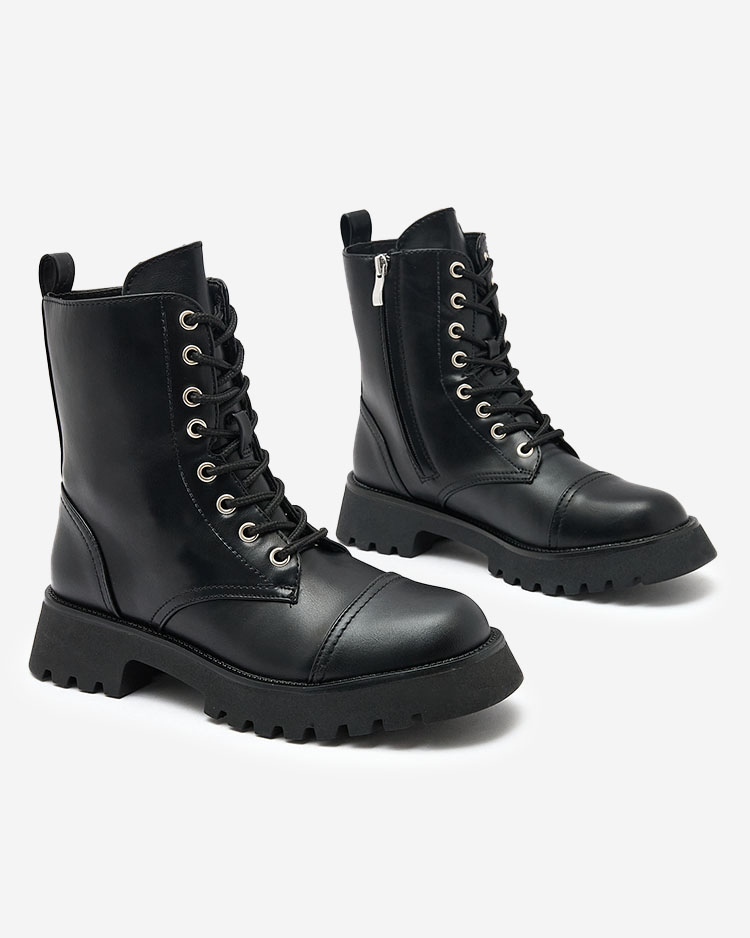 Royalfashion Damen Basurber Baggerstiefel