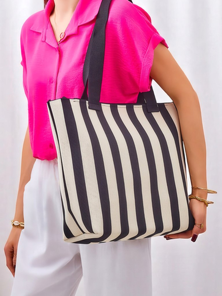 Royalfashion Stofftasche Streifen Daily