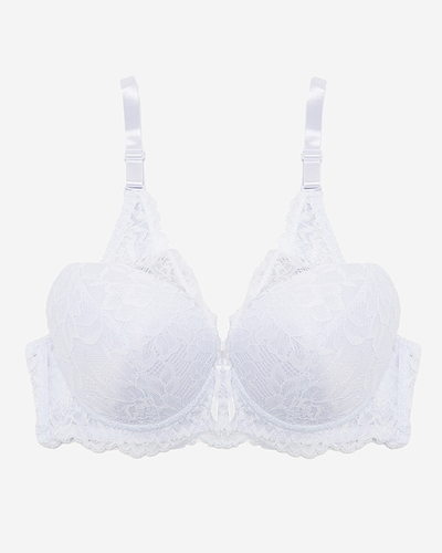 Weißer Damen-BH mit Spitze - Unterwäsche