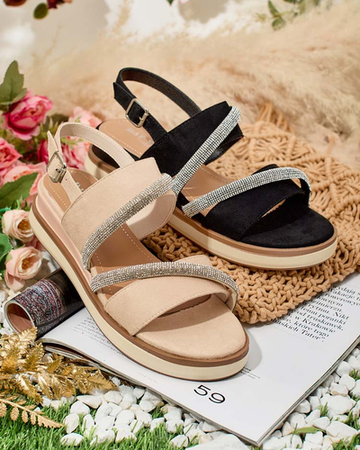 Royalfashion Damen Obissa Sandalen mit niedrigem Absatz