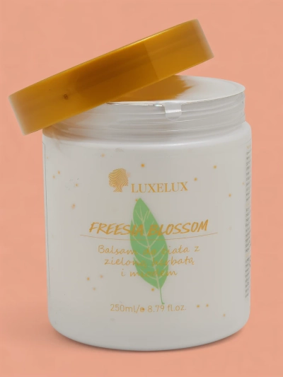 Luxelux FREESIA BLOSSOM Körperbalsam mit grünem Tee und Honig 250 ml