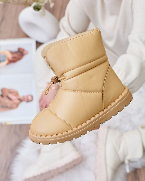 Жіночі снігоступи Royalfashion коричневого кольору Nevonsisia