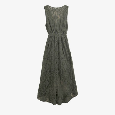 Spitzenkleid in Khaki-Trägern - Kleider 1