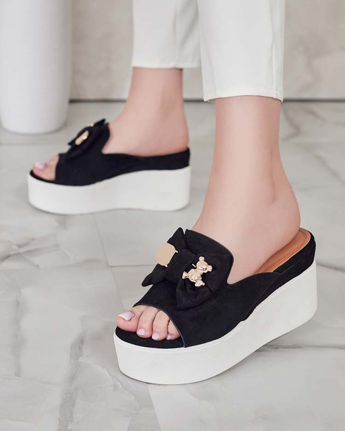 Royalfashion Жіночі шльопанці Dalimes на котурні