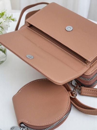 Royalfashion Multifunktionale Handtasche-Geldbörse mit Riemen FlexiBag