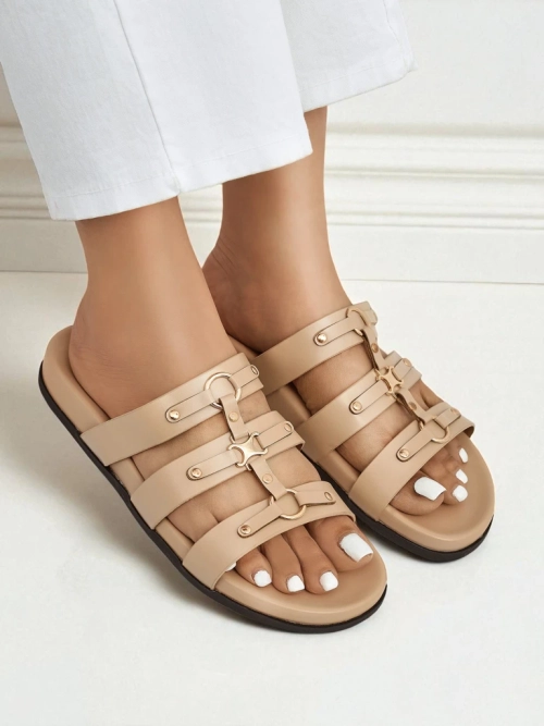 Royalfashion Жіночі шльопанці в стилі римлянок Roma