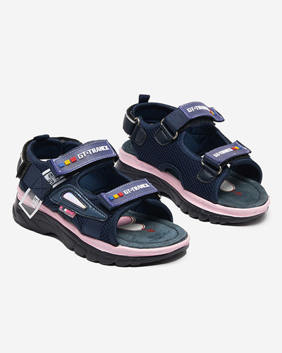 Mädchensandalen in marineblau Umaf-Schuhe