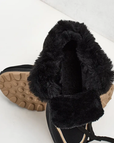 Royalfashion Warmed women's sneakers with fur Mofell