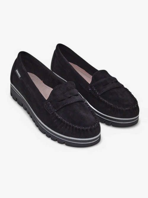 Sabella Чорні Мокасини з Екошкіри