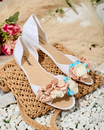 Royalfashion Gummiballerinas mit Blume Koddies