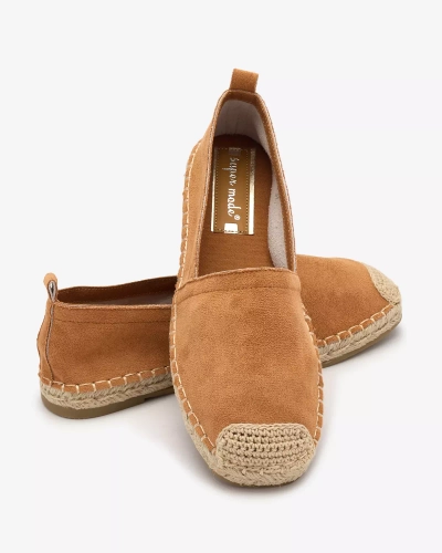 Royalfashion Camel Damen-Espadrilles Lessilla