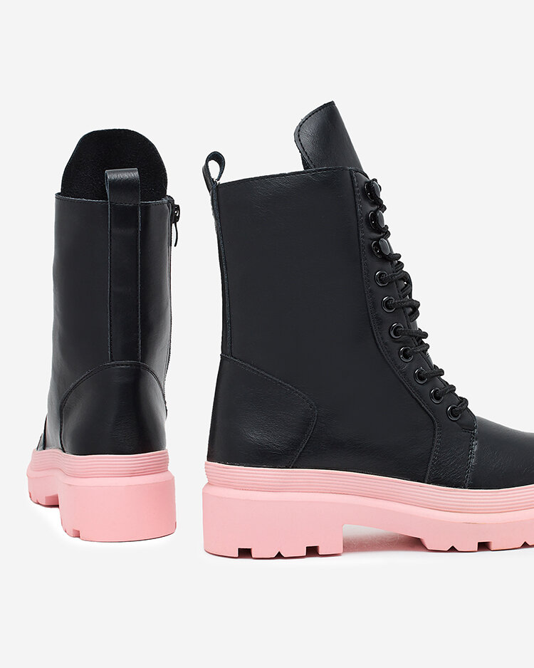 Royalfashion Eco leather women's bagger boots Vederme