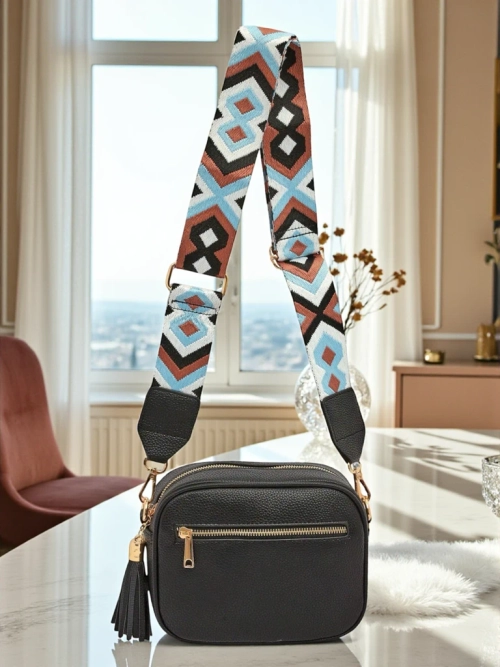 Royalfashion Маленька жіноча сумочка з екошкіри з кольоровим ремінцем Kovi Lace