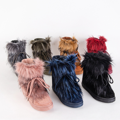 Kamelfell-Schneestiefel für Damen Cerika - Schuhe