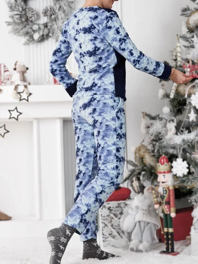 Royalfashion Damenpyjamas a'la Fleece Life Star Genießen