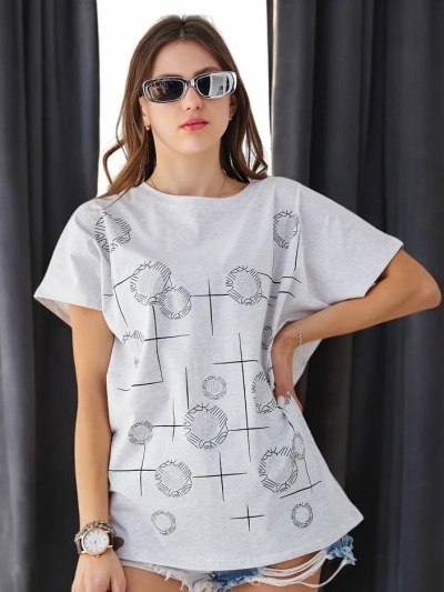 Royalfashion Baumwolle Damen T-Shirt mit Druck