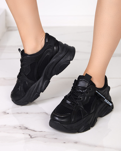 Damen-Sportsneaker in Schwarz Ponti- Footwear