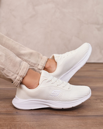 Royalfashion Білі тканинні чоловічі спортивні кросівки Akimla