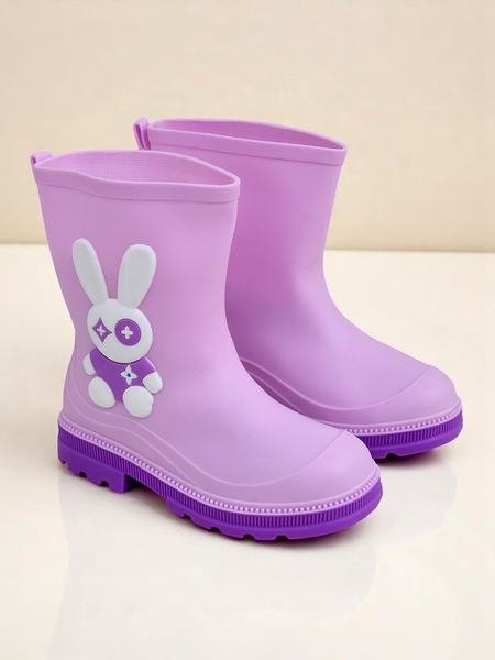 Royalfashion Kindergummistiefel mit Häschen Bunny Splash