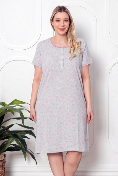 Royalfashion Schwangerschafts- und Stillnachthemd mit Druck