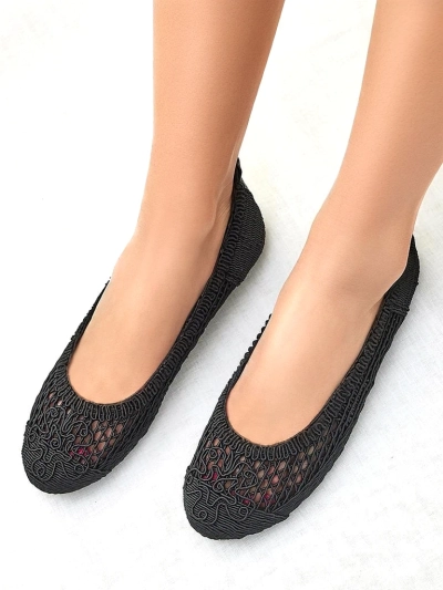 Royalfashion Damen perforierte Ballerinas Annete