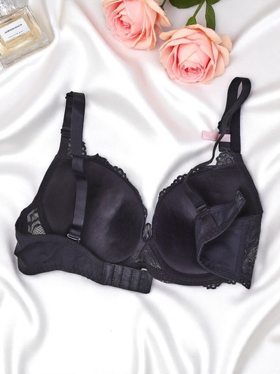 Royalfashion Damen gepolsterter Spitzen-BH Delicate Grace