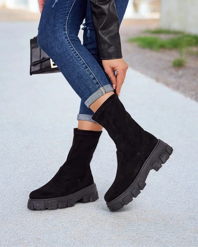 Royalfashion Damen-Plateau-Stiefel Firo